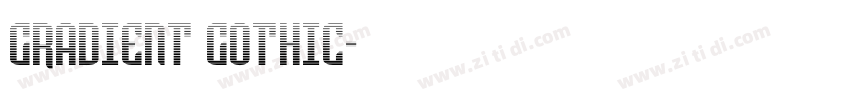 GRADIENT GOTHIC字体转换